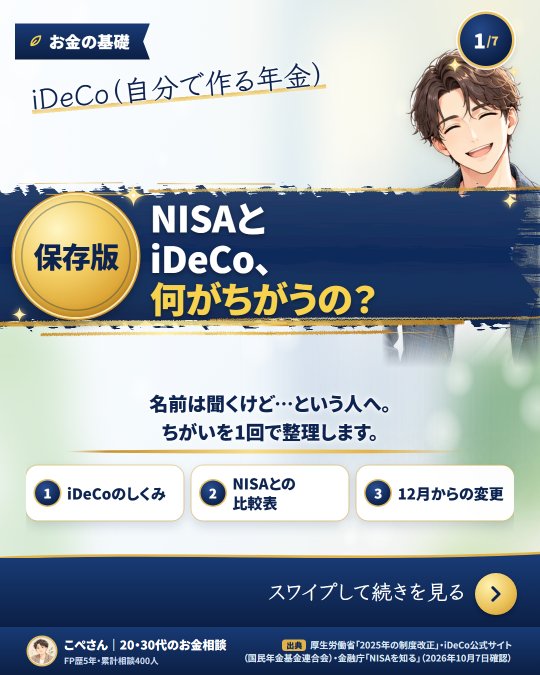 Instagramの投稿（お金の基本・相談）